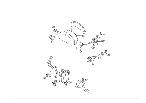 Switch for 2000 Mercedes-Benz C43 AMG #1