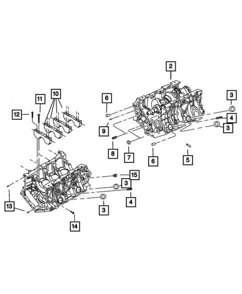Cylinder Block for 2007 Chrysler Sebring #0