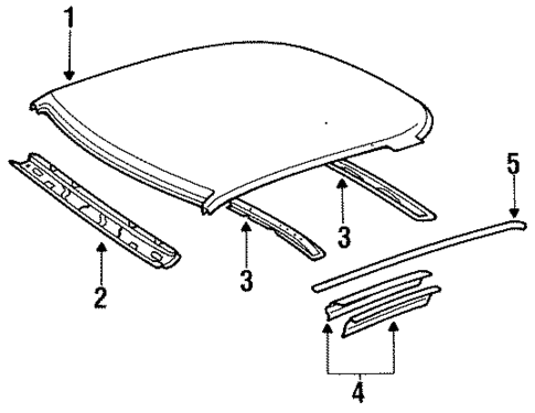 Roof for 1989 Toyota Tercel #0