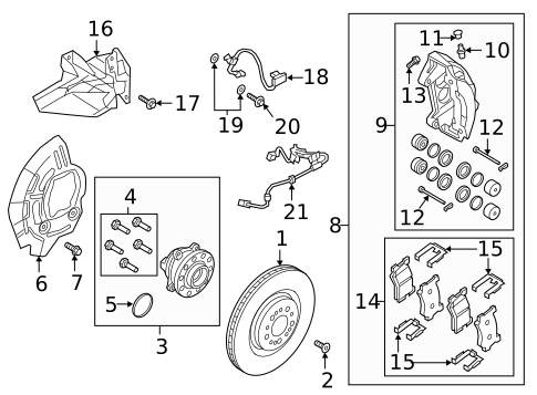 Anti-Lock Brakes for 2019 Genesis G90 #1