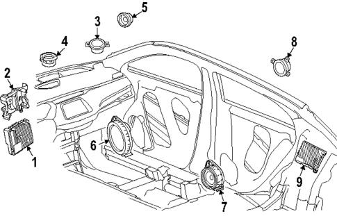 Antenna & Radio for 2025 Cadillac CT5 #2