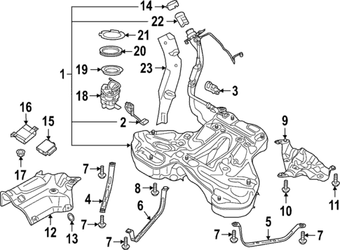 Fuel System Components for 2025 Audi RS7 Sportback #0