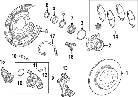 Parking Brake for 2024 Lexus LX600 #1