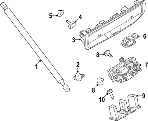 Lock & Hardware for 2021 Ford Bronco Sport #2