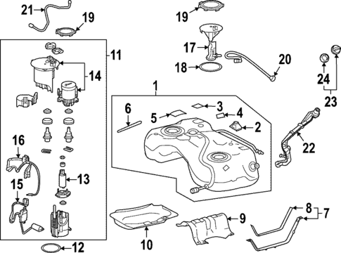 Senders for 2024 Lexus NX350 #0