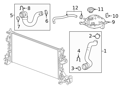 Radiator & Components for 2016 Chevrolet Cruze #2