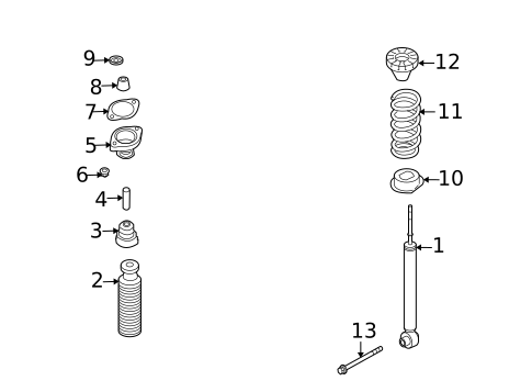 Struts & Components for 2008 INFINITI FX35 #3