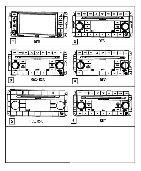 Radio, Antenna, Speakers, DVD, and Video systems for 2009 Dodge Dakota #1