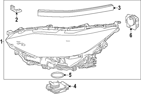 Headlamp Components for 2024 Subaru Solterra #0