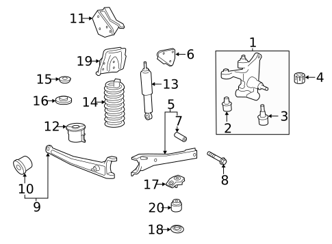 Shocks & Struts for 2022 Ford F-250 Super Duty #1