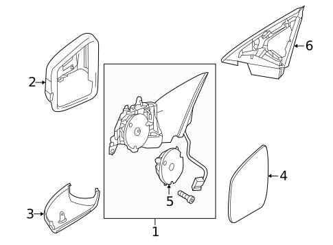 Outside Mirrors for 2013 Mercedes-Benz S350 #2