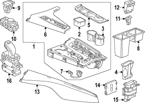 Switches for 2021 Cadillac Escalade #3