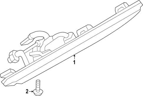 High Mounted Stop Lamp for 2023 Mazda CX-50 #0