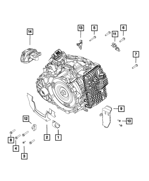 Mounting and Skid Plate for 2019 Jeep Renegade #1