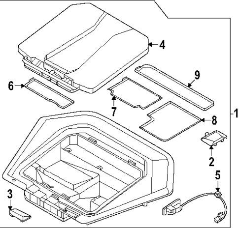 Cargo Area for 2023 Genesis Electrified GV70 #0