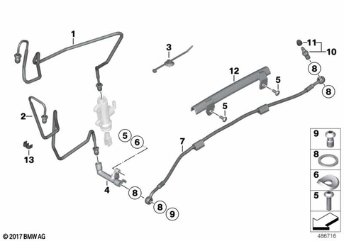 Brake Lines for 2007 BMW-Motorrad R 1200 ST #1