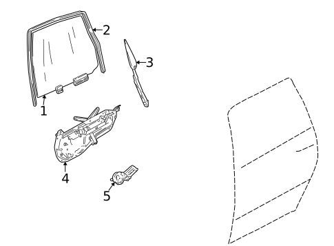Rear Door for 1998 Volvo V70 #0