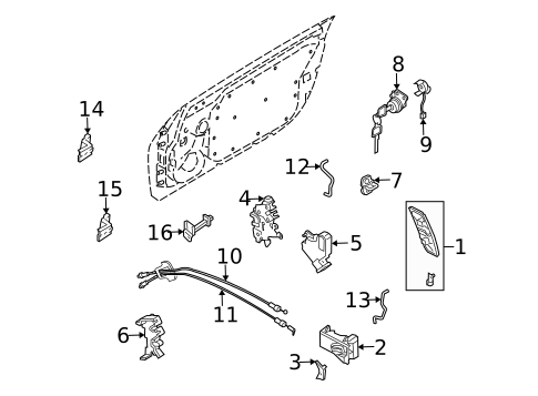 Door for 2005 Nissan 350Z #1