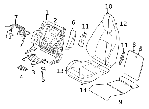 Heated Seats for 2015 Jaguar F-Type #1