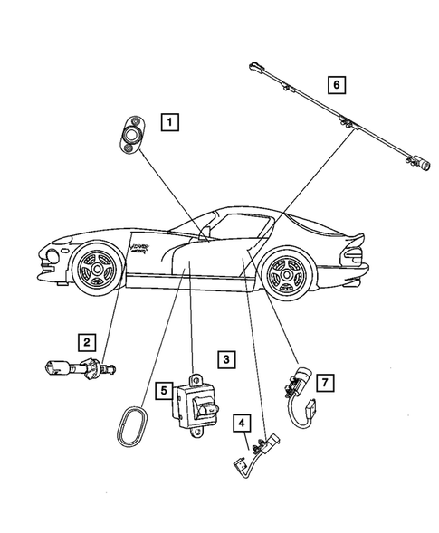 Switches for 2005 Dodge Viper #1