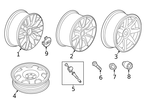 Wheels & Trim for 2016 Ford Mustang #1