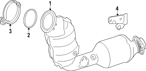 Exhaust Manifold for 2024 Toyota Sequoia #1