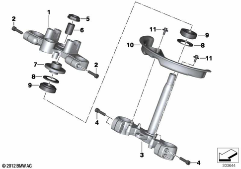 Telescopic Forks, Telelever for 2015 BMW-Motorrad G 650 GS #2