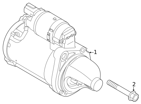 Starter for 2023 Kia Seltos #1