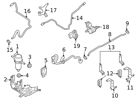 Master Cylinder - Components On Dash Panel for 2015 Audi R8 #0