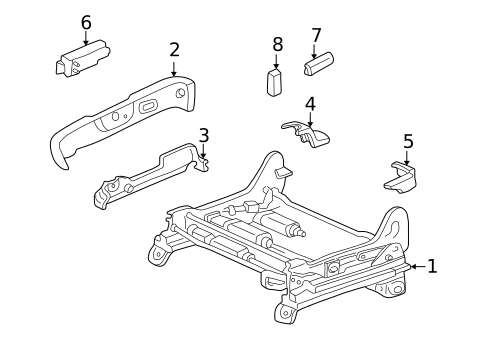 Power Seats for 2001 Toyota Camry #1