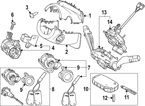 Switches for 2023 Kia Niro #0