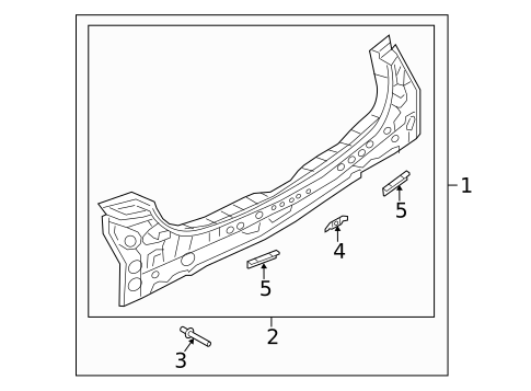 Rear Body for 2016 Mazda 3 #1