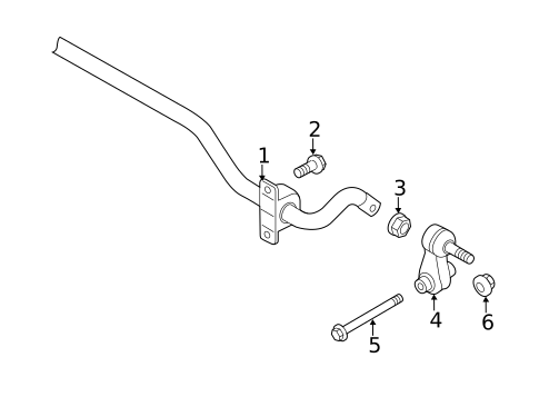 Stabilizer Bar & Components for 2017 Audi A3 Quattro #0