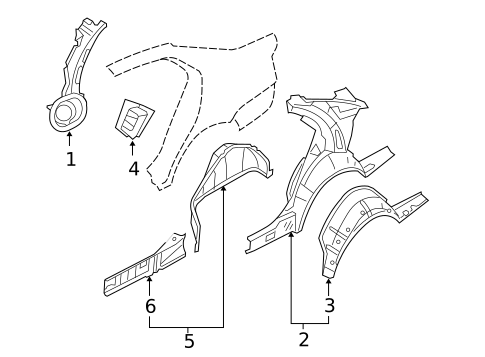 Inner Structure for 2010 Volkswagen Jetta #1