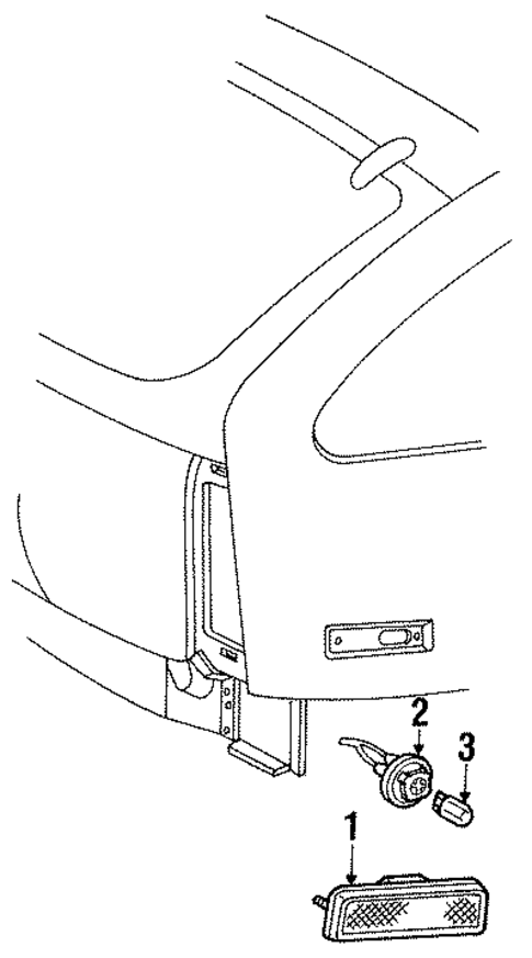 Side Marker Lamps for 1992 Ford Taurus #0