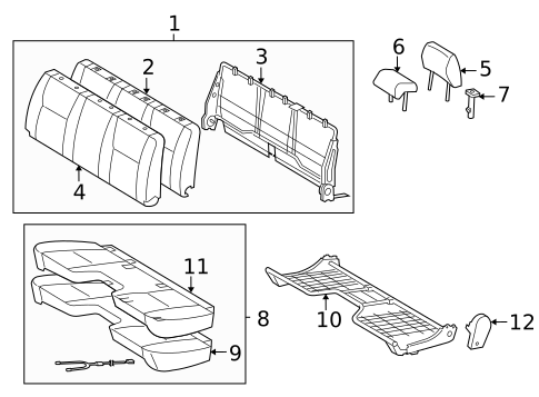 Front Seat Components for 2006 Toyota Tacoma #4