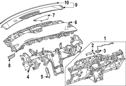 Instrument Panel for 2025 Cadillac XT4 #0