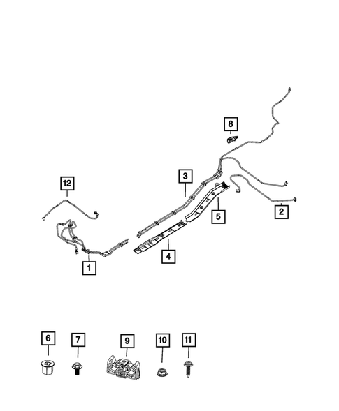 Fuel Lines and Tubes for 2022 Jeep Renegade #1