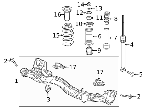 Rear Suspension for 2019 Honda HR-V #0