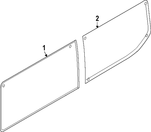 Glass - Side Panel for 2025 Ford Transit-350 #2