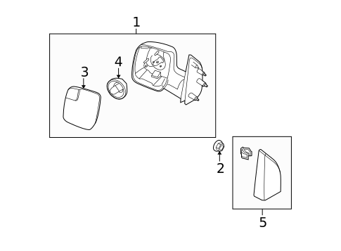Mirrors for 2010 Ford E-250 #0