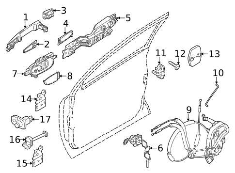 Front Door for 2014 INFINITI QX80 #0