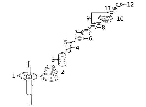 Struts & Components for 2012 Porsche 911 #2