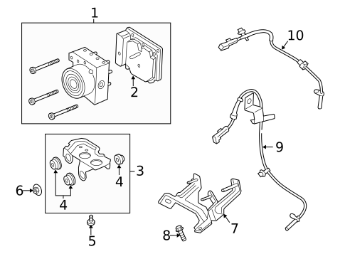 Anti-Lock Brakes for 2013 Ford Fusion #2
