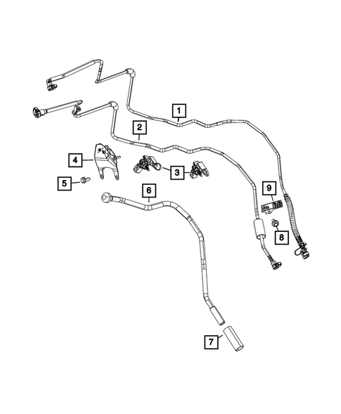 Fuel Lines and Tubes for 2020 Ram 3500 #1