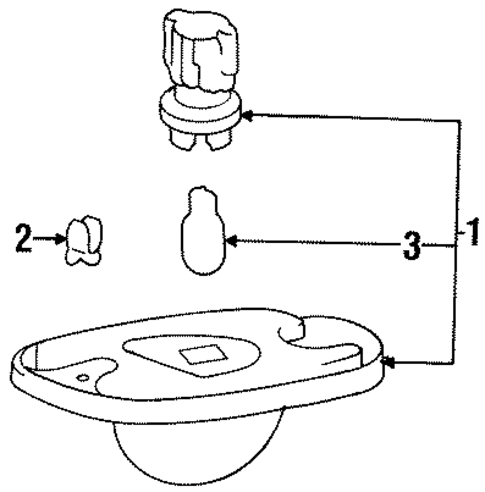 Bulbs - Chassis for 2000 Hyundai Elantra #0