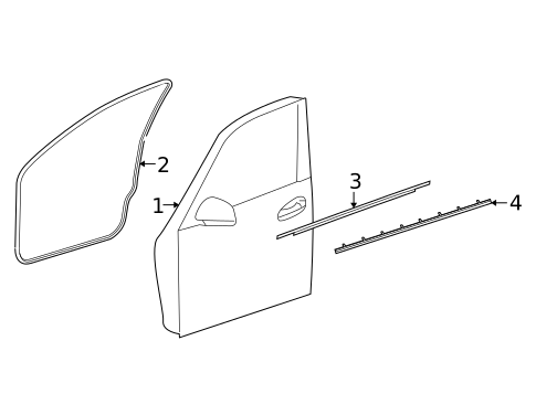 Door & Components for 2021 Mercedes-Benz GLC 43 AMG® #2