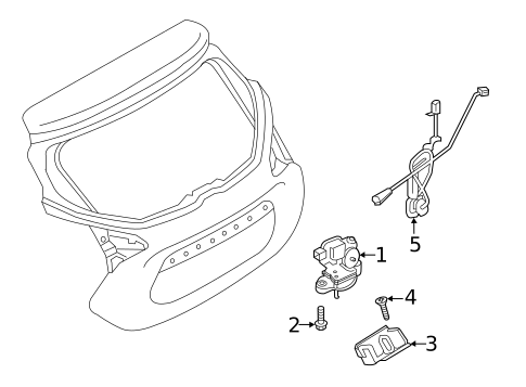 Liftgate for 2021 Nissan Kicks #0