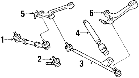 Steering Linkage for 1988 Mercedes-Benz 560 SEC #0