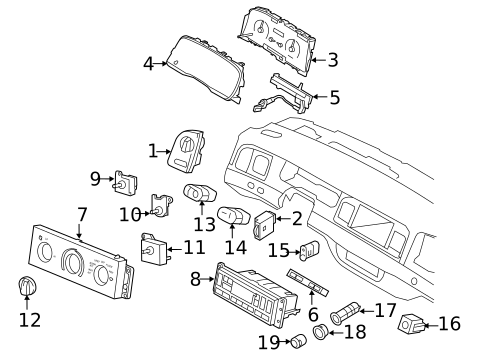 Instruments & Gauges for 2011 Mercury Grand Marquis #0